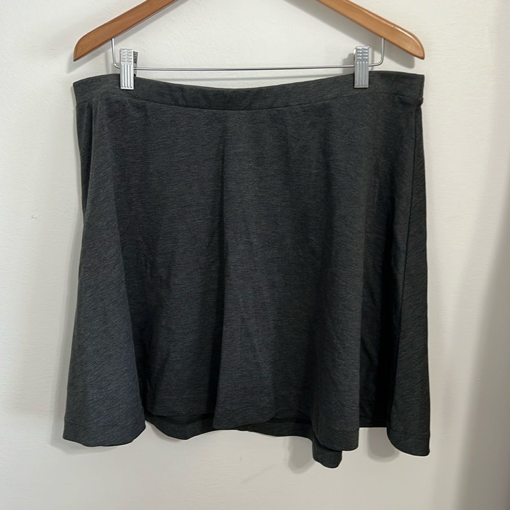 Old navy grey flowy midi skirt